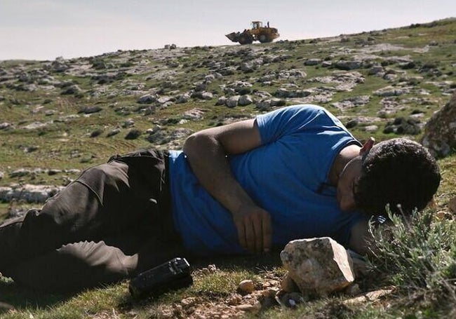 Fotograma de 'No Other Land', la película palestina ganadora del Oscar.